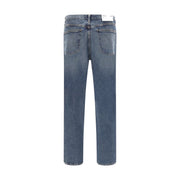 Agolde Blue Cotton Skinny Jeans