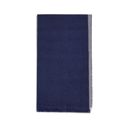 Brunello Cucinelli Blue Cashmere Scarf