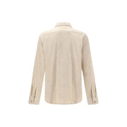 Rick Owens Cream Cotton Shirt
