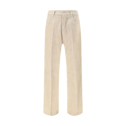Rick Owens Beige Cotton Casual Pants