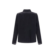 Rick Owens Black Fleece Wool Coat