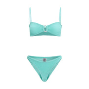 Hunza G Green Polyamide Bikini
