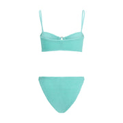 Hunza G Green Polyamide Bikini