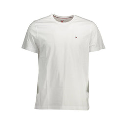 Tommy Hilfiger White Organic Cotton Men T-Shirt