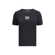 Dolce & Gabbana Black Cotton T-Shirt