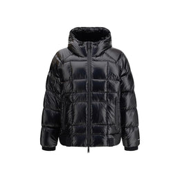 Dsquared² Black Polyamide Full-Length Jacket