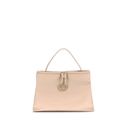 Coccinelle Cream Calf Leather Bos Taurus Handbag