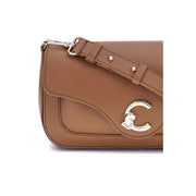 Coccinelle Brown Calf Leather Bos Taurus Shoulder Bag