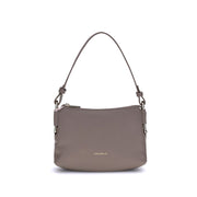 Coccinelle Gray Calf Leather Bos Taurus Shoulder Bag