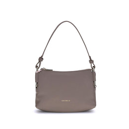 Coccinelle Gray Calf Leather Bos Taurus Shoulder Bag