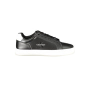 Calvin Klein Black Leather Men Sneaker