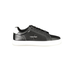 Calvin Klein Black Leather Men Sneaker