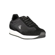 Calvin Klein Black Leather Women Sneaker