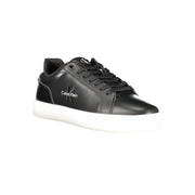 Calvin Klein Black Leather Men Sneaker