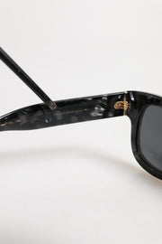Dolce & Gabbana Pearl White Acetate Frame Domenico Deep Shades Sunglasses