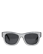 Dolce & Gabbana Pearl White Acetate Frame Domenico Shade Sunglasses