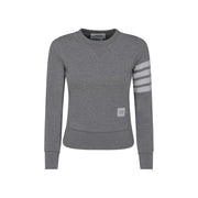 Thom Browne Gray Cotton Sweatshirt