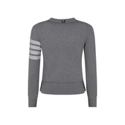 Thom Browne Gray Cotton Sweatshirt