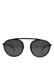 Dolce & Gabbana Black Metal Frame Round DG2276 Eyewear Shades Sunglasses