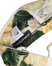 Dolce & Gabbana Multicolor Floral Print Non Wire Bra Underwear