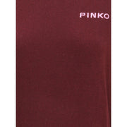 PINKO Bordeaux Wool Sweatshirt