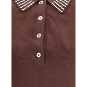 PINKO Brown Nylon Sweatshirt