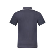 Hugo Boss Blue Cotton Polo Shirt