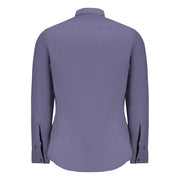 Hugo Boss Blue Cotton Shirt