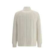 Brunello Cucinelli White Cashmere Coat
