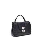 Zanellato Black Calf Leather Bos Taurus Handbag