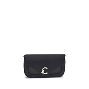 Coccinelle Black Calf Leather Bos Taurus Shoulder Bag