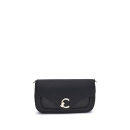 Coccinelle Black Calf Leather Bos Taurus Shoulder Bag