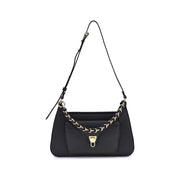 Coccinelle Black Calf Leather Bos Taurus Shoulder Bag