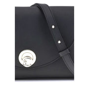Coccinelle Black Calf Leather Bos Taurus Shoulder Bag