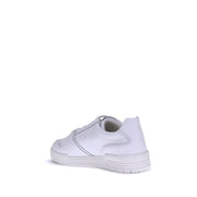 Moschino White Rubber Low Top Sneakers