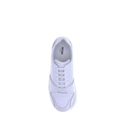 Moschino White Rubber Low Top Sneakers