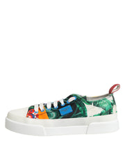 Dolce & Gabbana Multicolor Patchwork Low Top Sneakers Shoes
