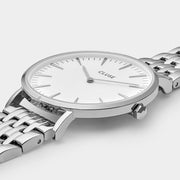Cluse Silver Stainless Steel Dress Watch