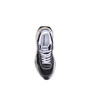 Dsquared² Black Calf Leather Bos Taurus Athletic Sneakers