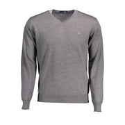 Harmont & Blaine Gray Wool Sweater