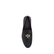 Tory Burch Black Calf Leather Bos Taurus Slip-On Loafers