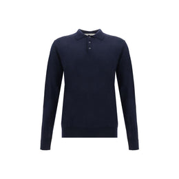 Golden Goose Blue Fleece Wool Shirt