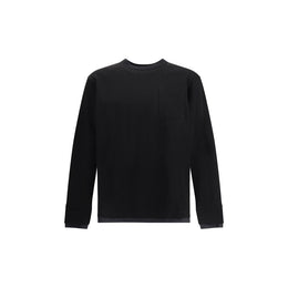Sacai Black Cotton T-Shirt