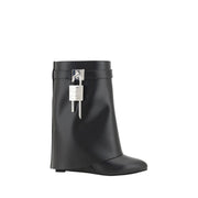 Givenchy Black Calf Leather Bos Taurus Ankle Boots