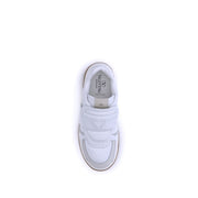 Valentino Garavani White Calf Leather Bos Taurus Athletic Sneakers