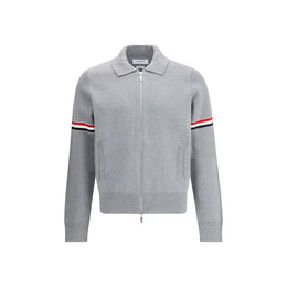 Thom Browne Gray Nylon Sweatshirt