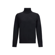 Dsquared² Black Fleece Wool Turtleneck