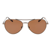 Serengeti Brown Metal Sunglasses