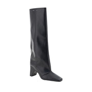 Coperni Black Calf Leather Bos Taurus High Heel Boots