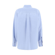 Brunello Cucinelli Light Blue Cotton Dress Shirt